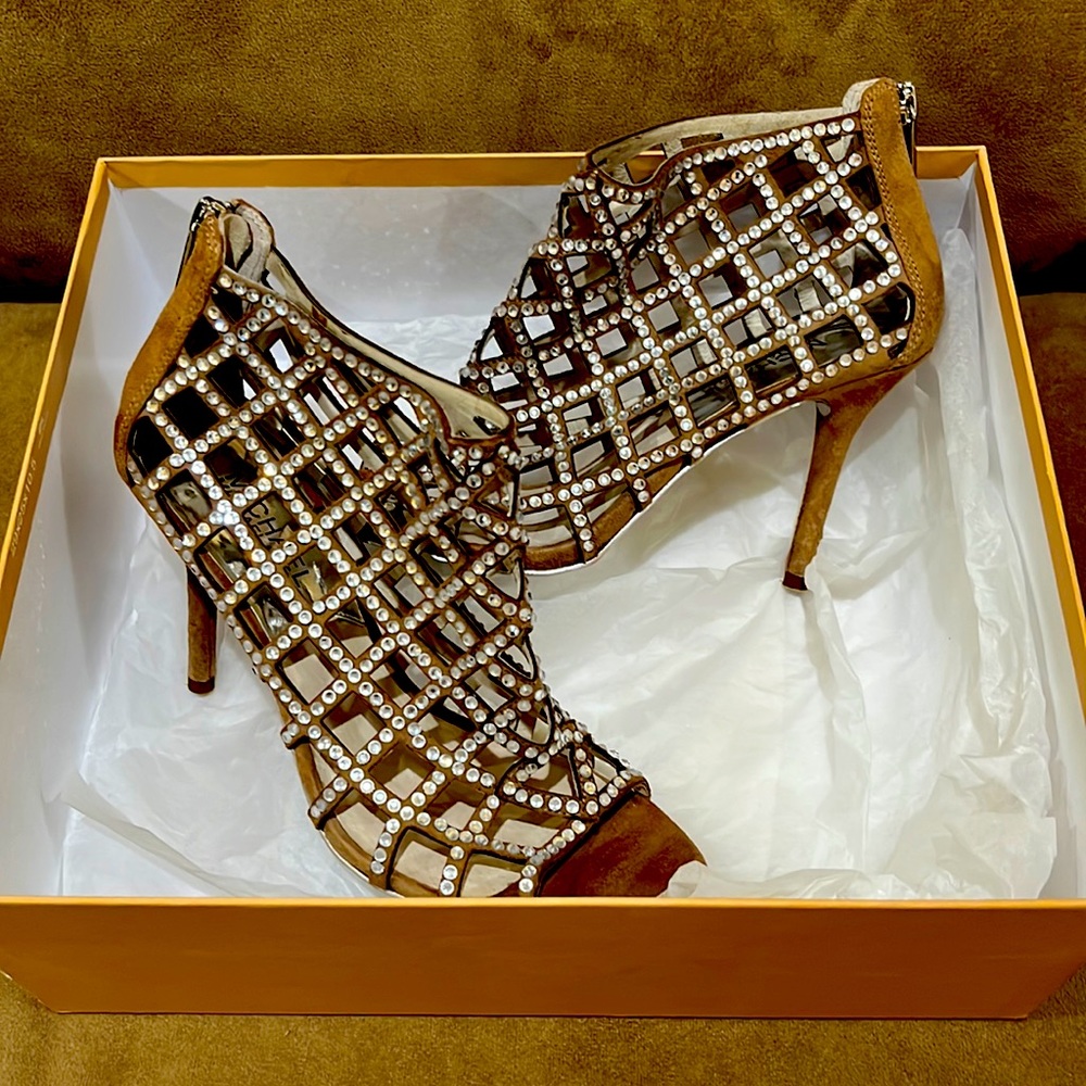 Sparkly Caged Michael Kors Evening Shoes